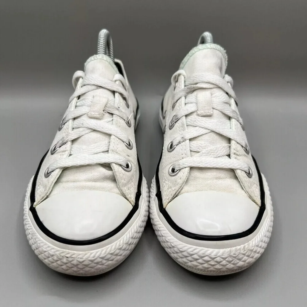 Converse Chuck Taylor All Star Youth 2 Double Tongue Blue White Sneakers 658556F